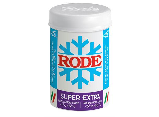 Rode Tørrvoks Blå Super Extra Kald festevoks med godt feste og god gli 